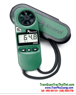 Kestrel 2000 Wind Meter _Máy đo vi khí hậu Kestrel 2000 Wind Meter _Xuất xứ Mỹ (USA)